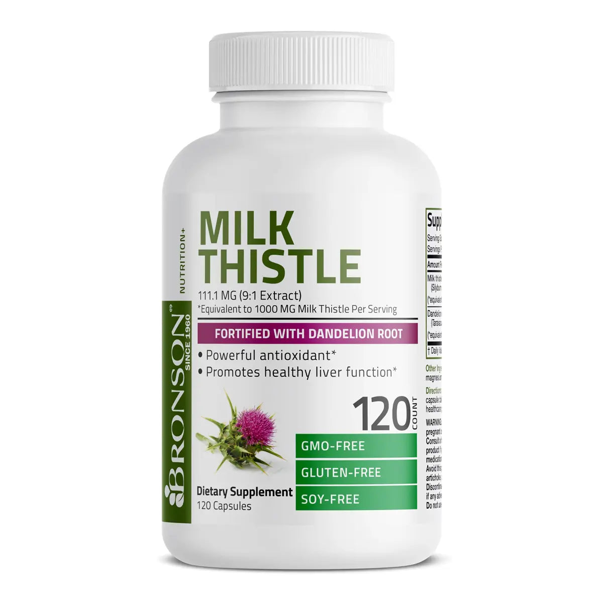 suplemento con milk thistle