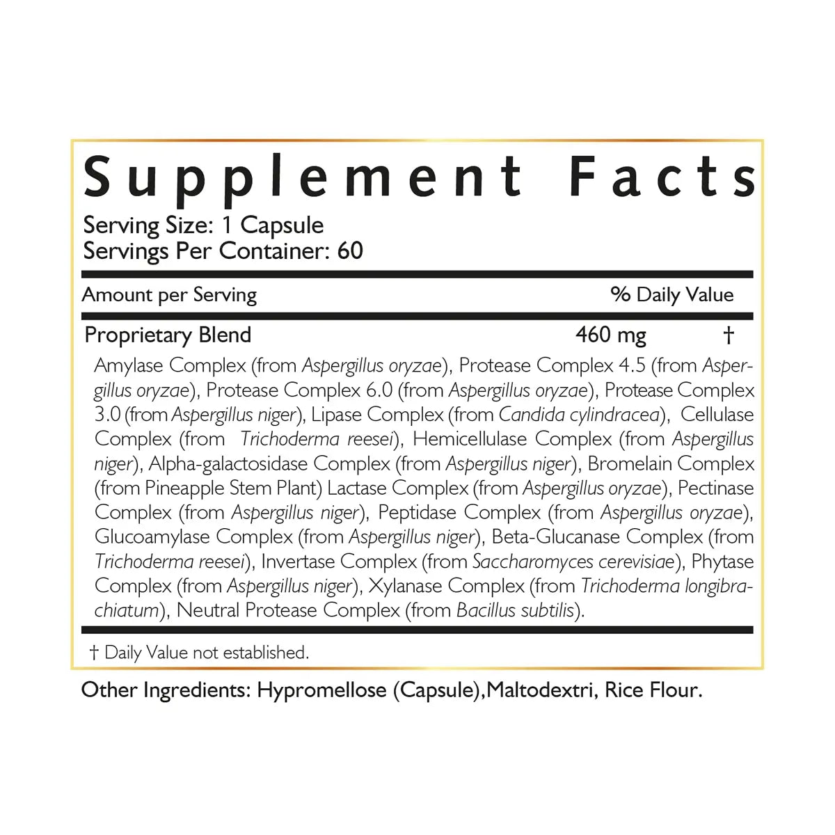 broad spectrum enzymes composicion