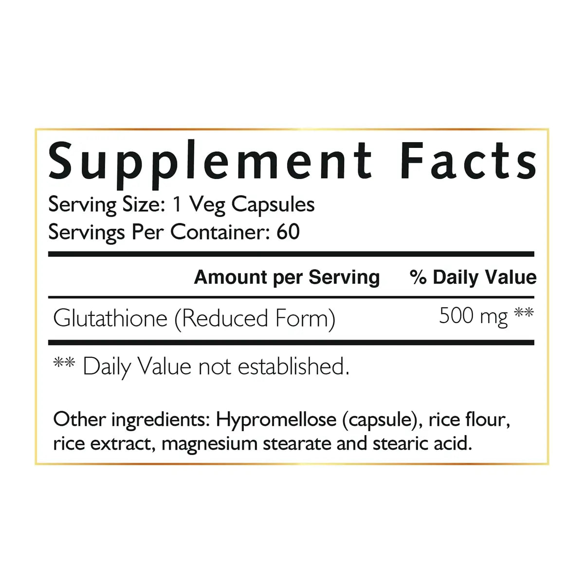 molecular glutathione composicion