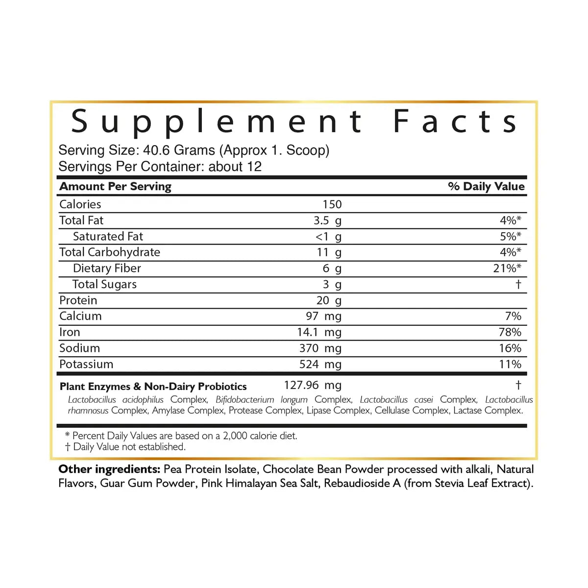 vita proteina vegetal informacion nutricional