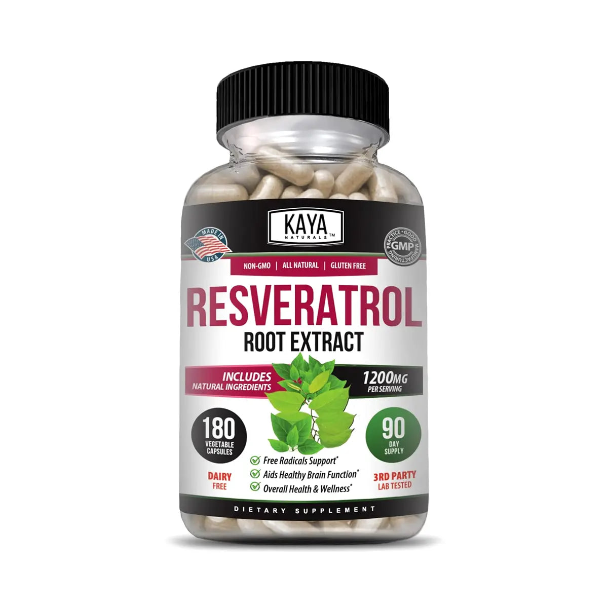 resveratrol 1200 mg 180 capsulas